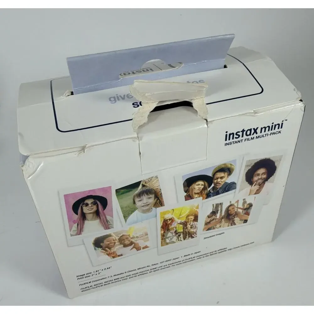 Fujifilm Instax Mini Pack Instant Film 60 Exposures - Exp 09/2024 - Open Box